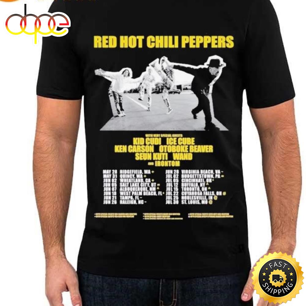 Red Hot Chili Peppers 2024 Unlimited Love Tour 2024 Shirts