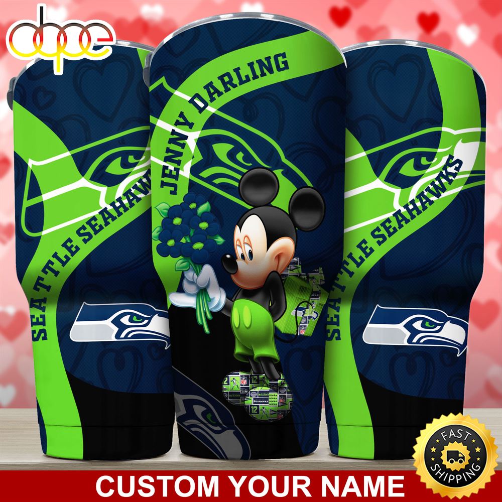Seattle Seahawks NFL Custom Tumbler For Your Darling This
