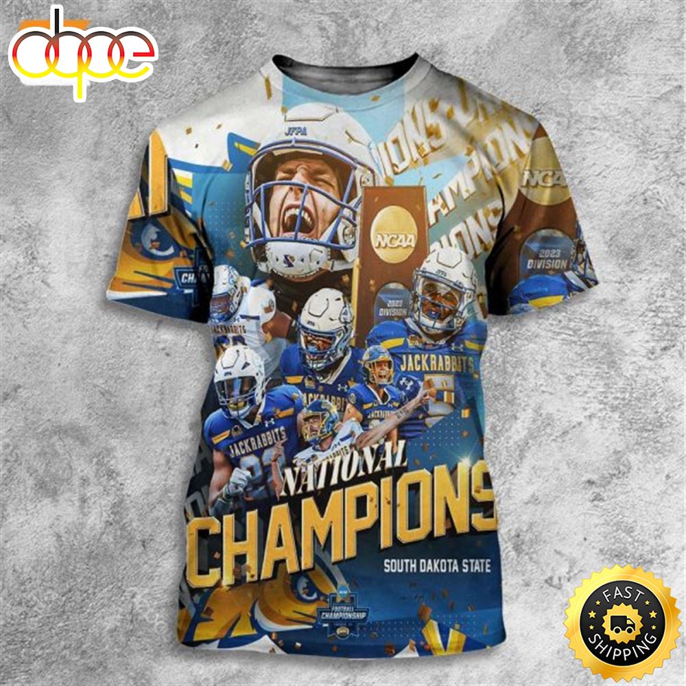 South Dakota State Jackrabbits Defeat Montana Grizziles 23 3 To Win The 2024 FCS Football National Championship All Over Print Shirt