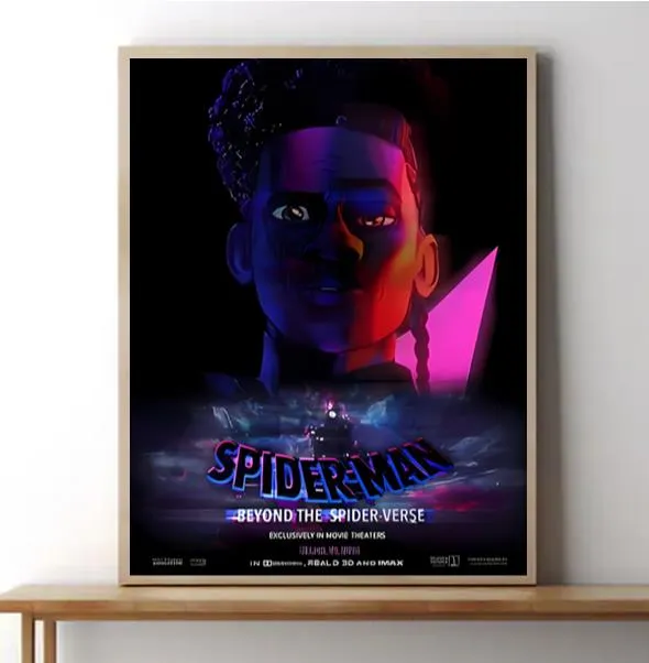 Spiderman Beyond The Spider-Verse 2024 Movie Poster Decor For Any Room