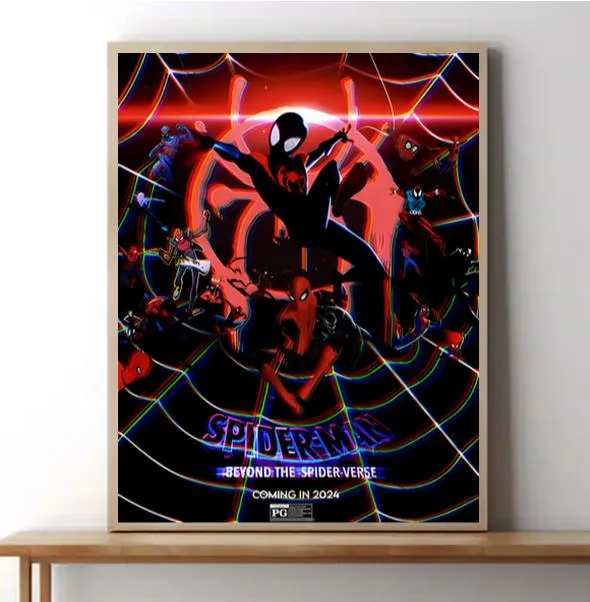 Spiderman Beyond The Spider Verse 2024 Poster For Movie Fans