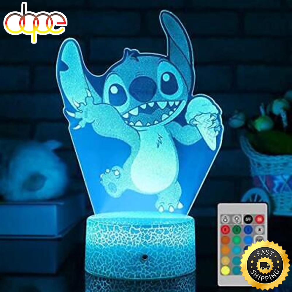 Stitch 3d Cute Night Light Stitch Gifts For Kids