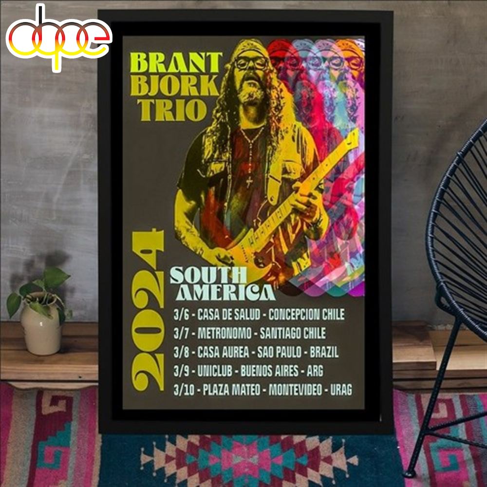 Stream Brant Bjork Trio South America 2024 Tour Canvas