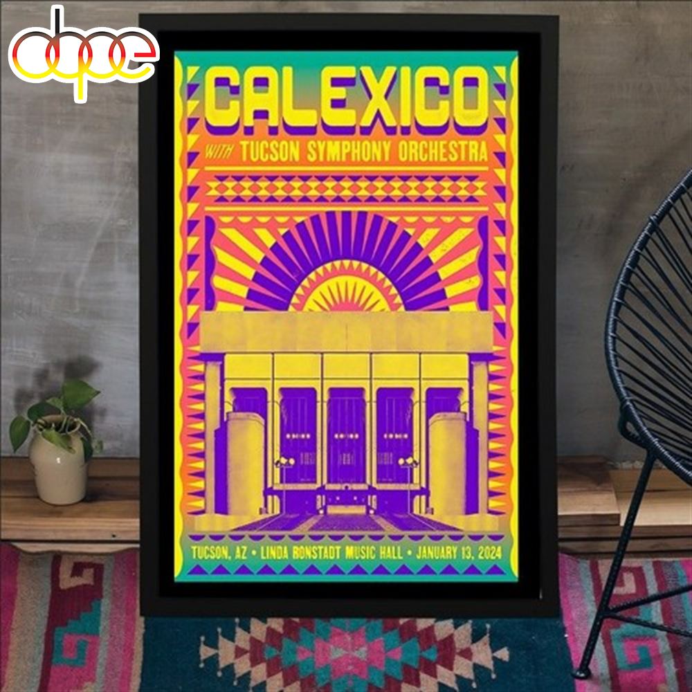 Stream Calexico Tour In Hall Tucson AZ Jan 13 2024 Poster