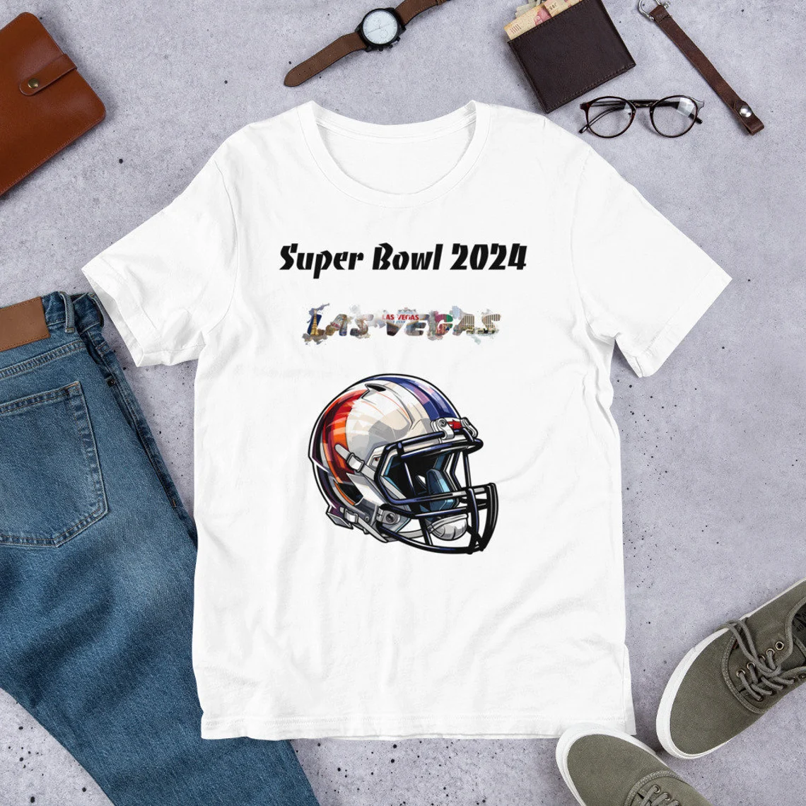 Super Bowl 2024 Las Vegas T Shirt