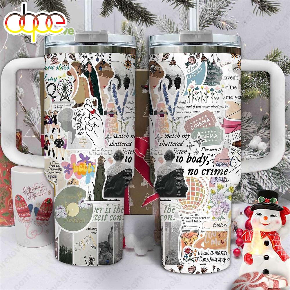Swiftie Collection 40oz Tumbler Taylor Swift Stanley Tumblers With Handle