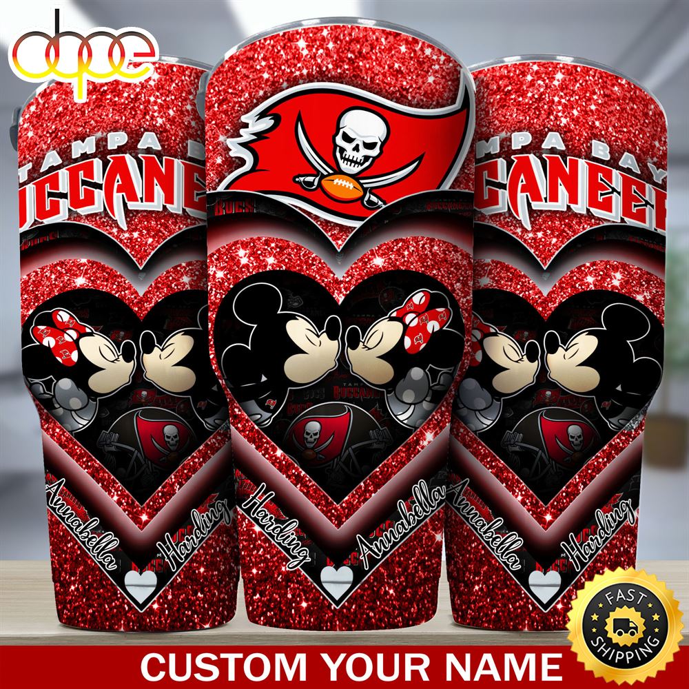 Tampa Bay Buccaneers NFL Custom Tumbler For Couples This