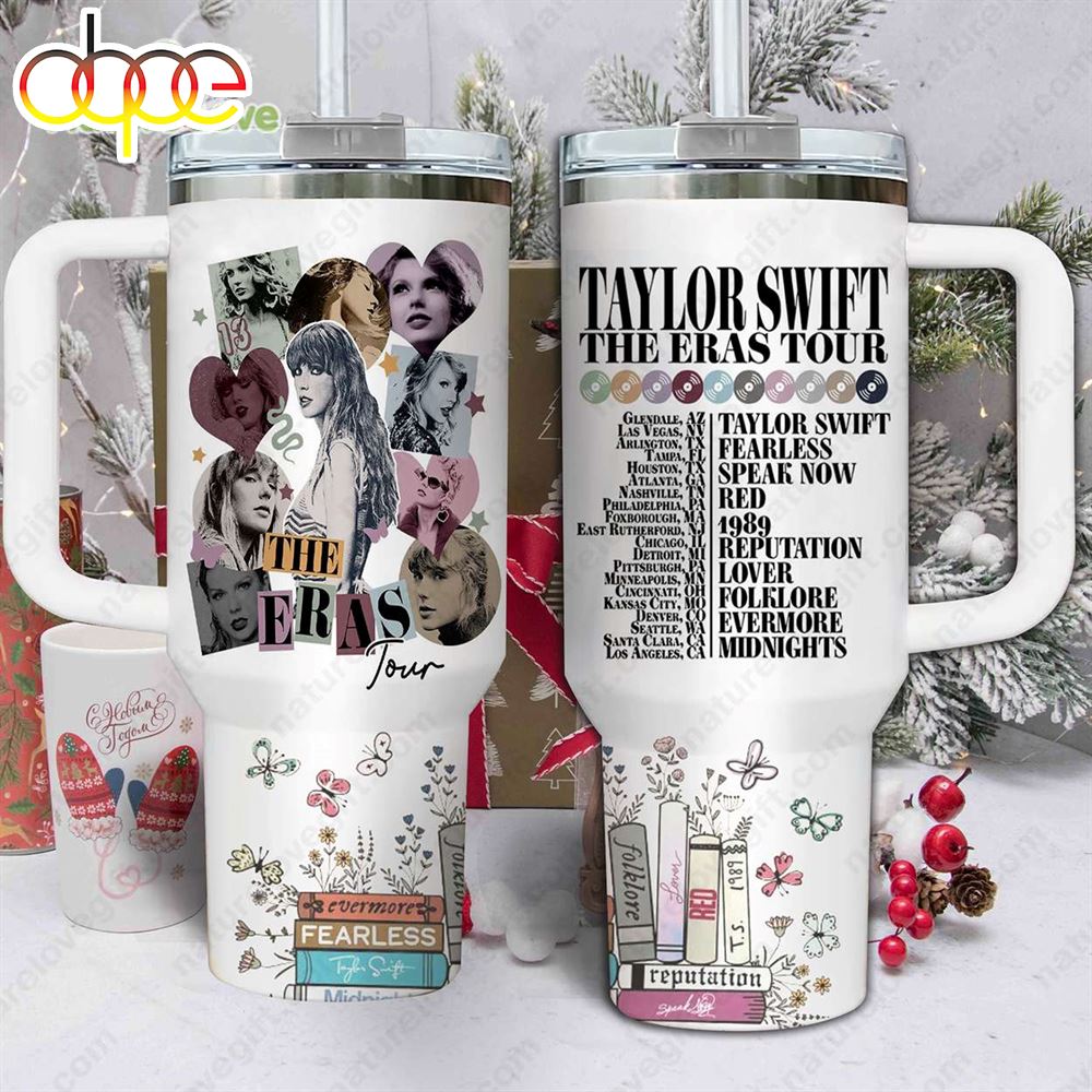 Taylor Swift Eras Tour Stanley Tumbler 40oz Quencher With Handle