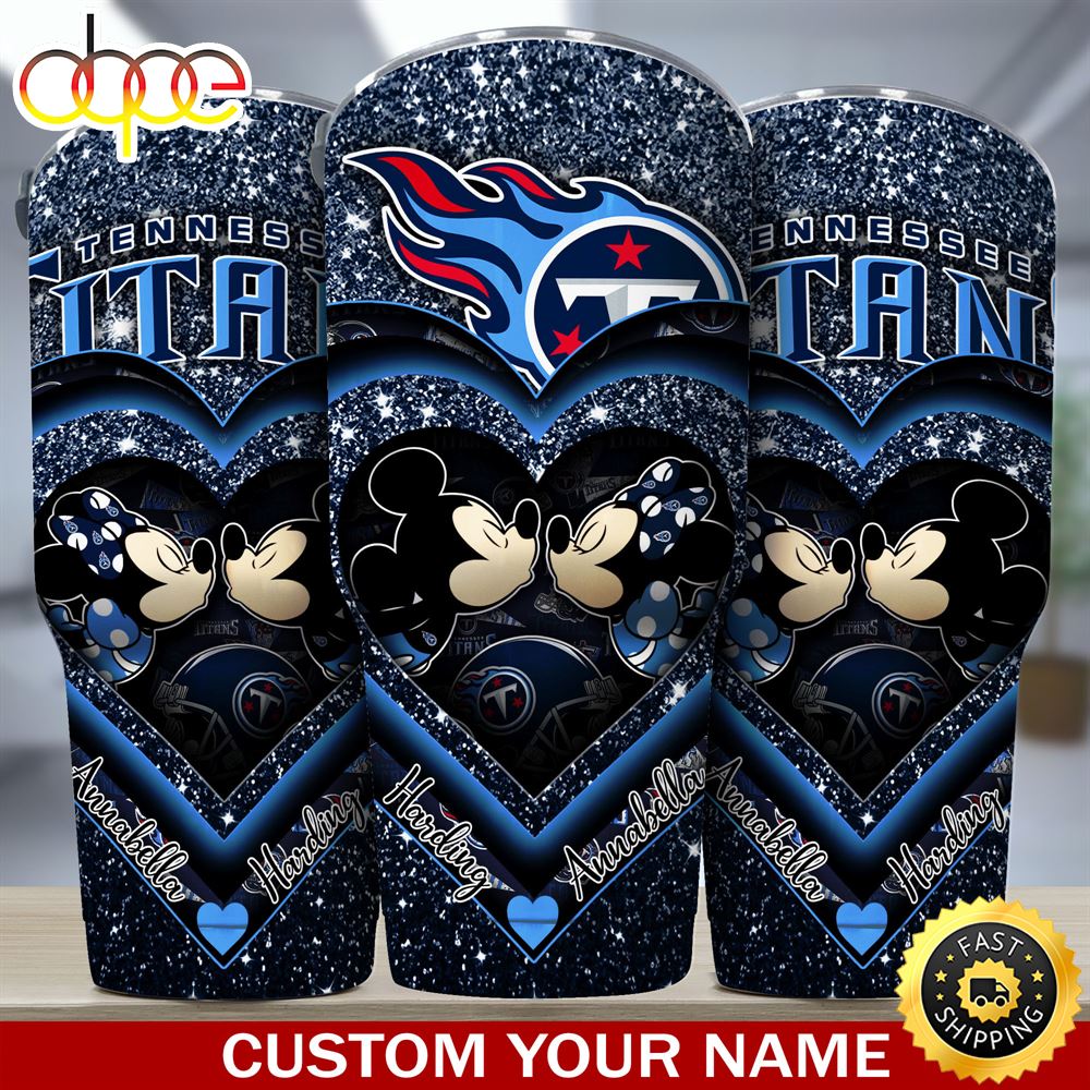 Tennessee Titans NFL Custom Tumbler For Couples This