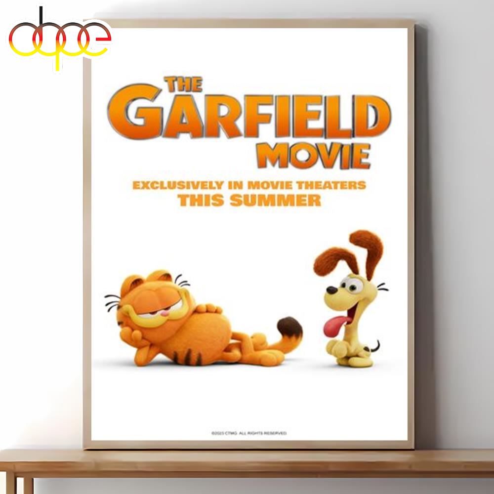 The Garfield Movie Poster Wall Art