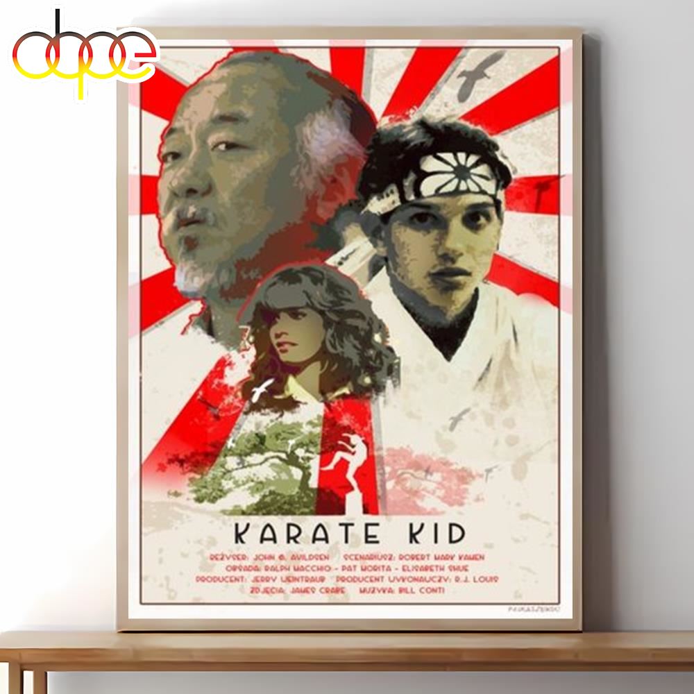 The Karate Kid Movie Poster Wall Art Canvas