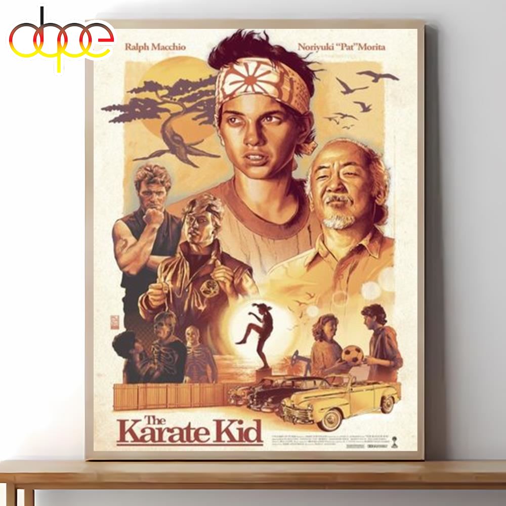The Karate Kid Poster Canvas Wall Art