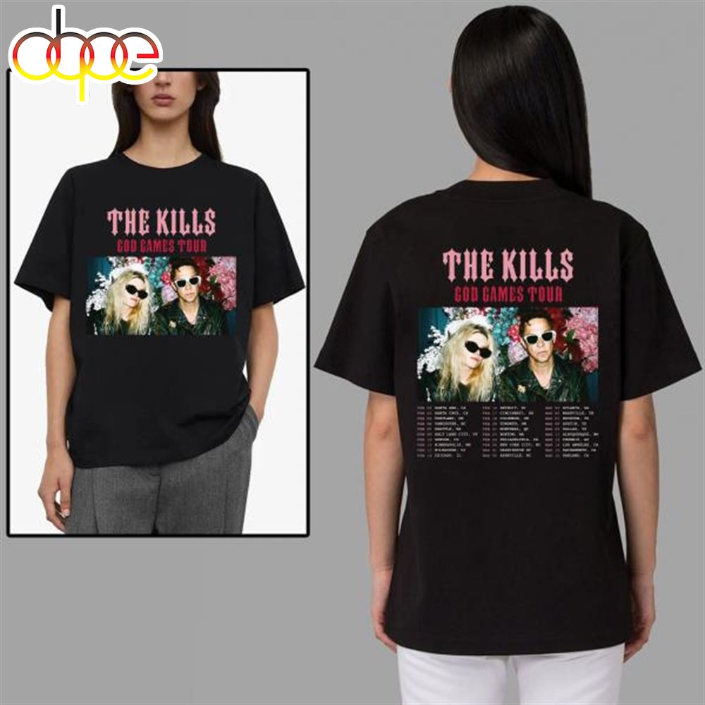 The Kills God Games New Song Wasterpiece Tour 2024 T Shirt Gift Fans Music