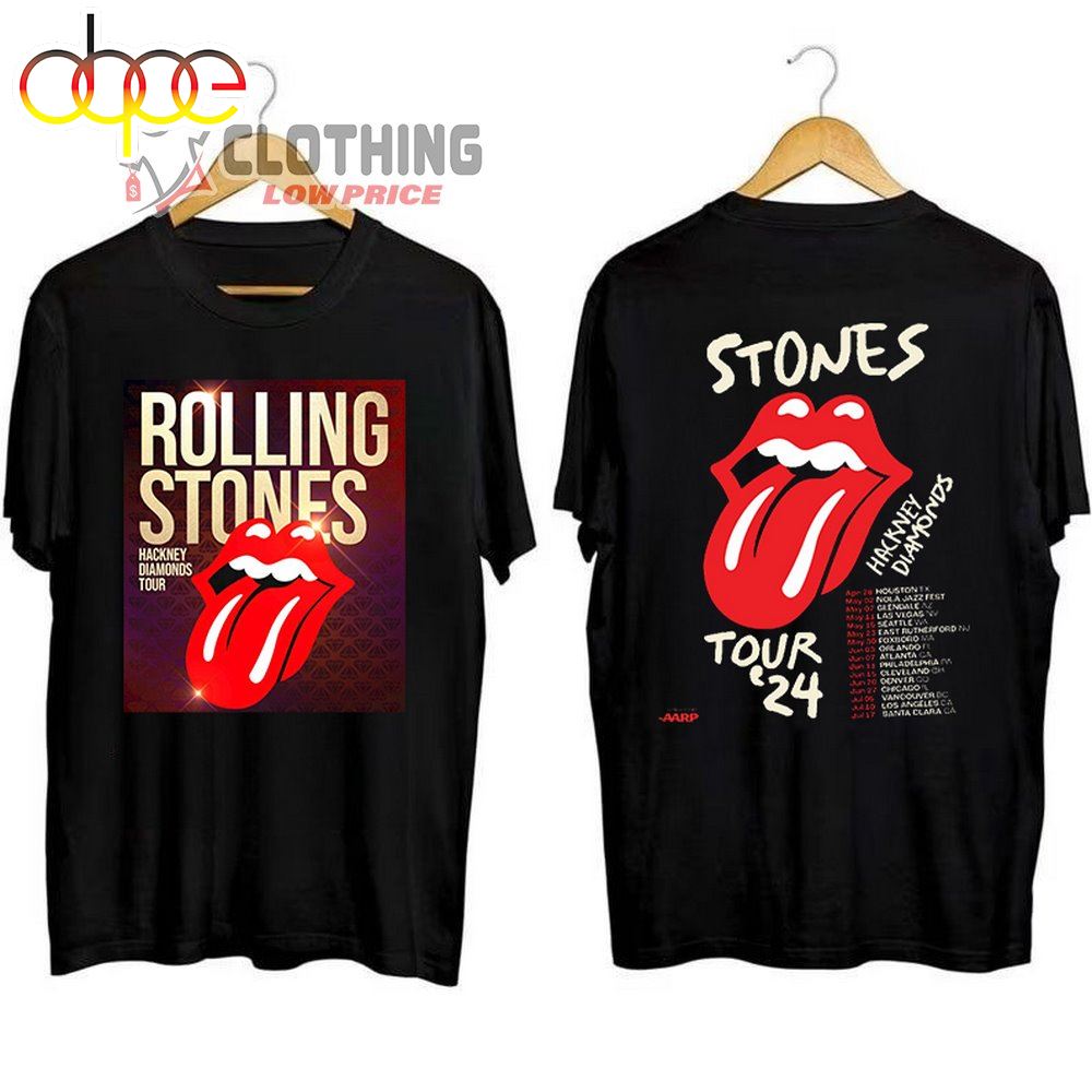 The Rolling Stones Tour Dates 2024 Merch Shirt