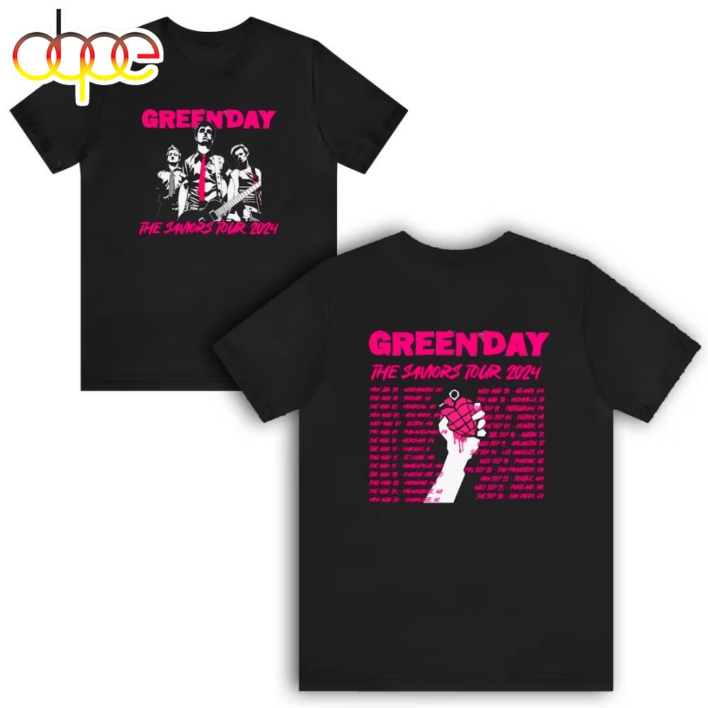 The Saviors Tour Green Day 2024 Shirt