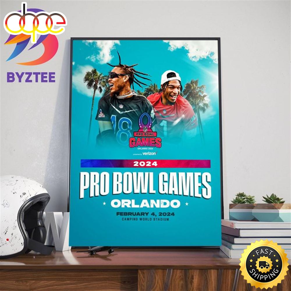 The 2024 Nfl Pro Bowl Games Are Heading To Orlando Wall Decor Poster Canvas