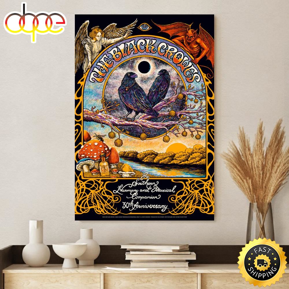 The Black Crowes The Southern Harmony And Musical Companion Canvas Poster