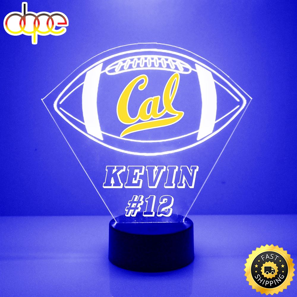 University Of California Football Led Light Sports Fan Lamp