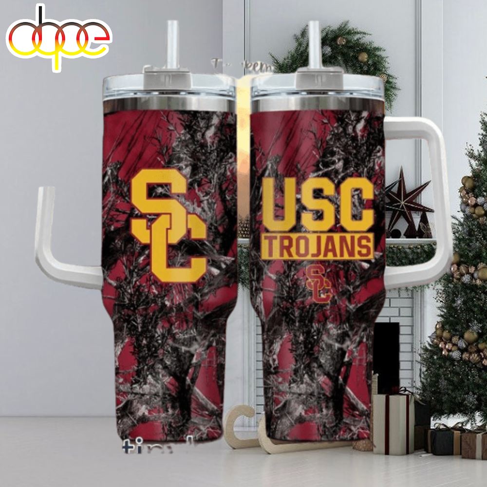 Usc Trojans Realtree Hunting 40oz Tumbler