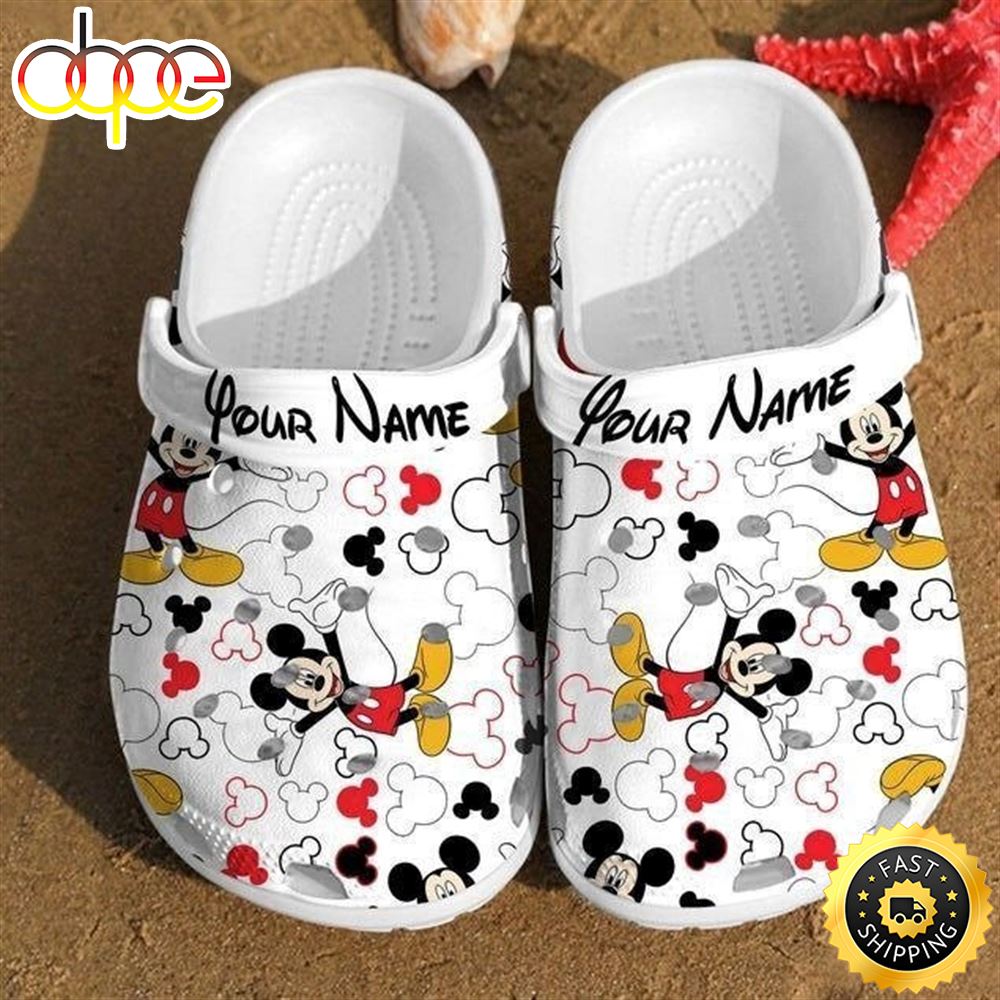 Disney mickey clearance mouse crocs