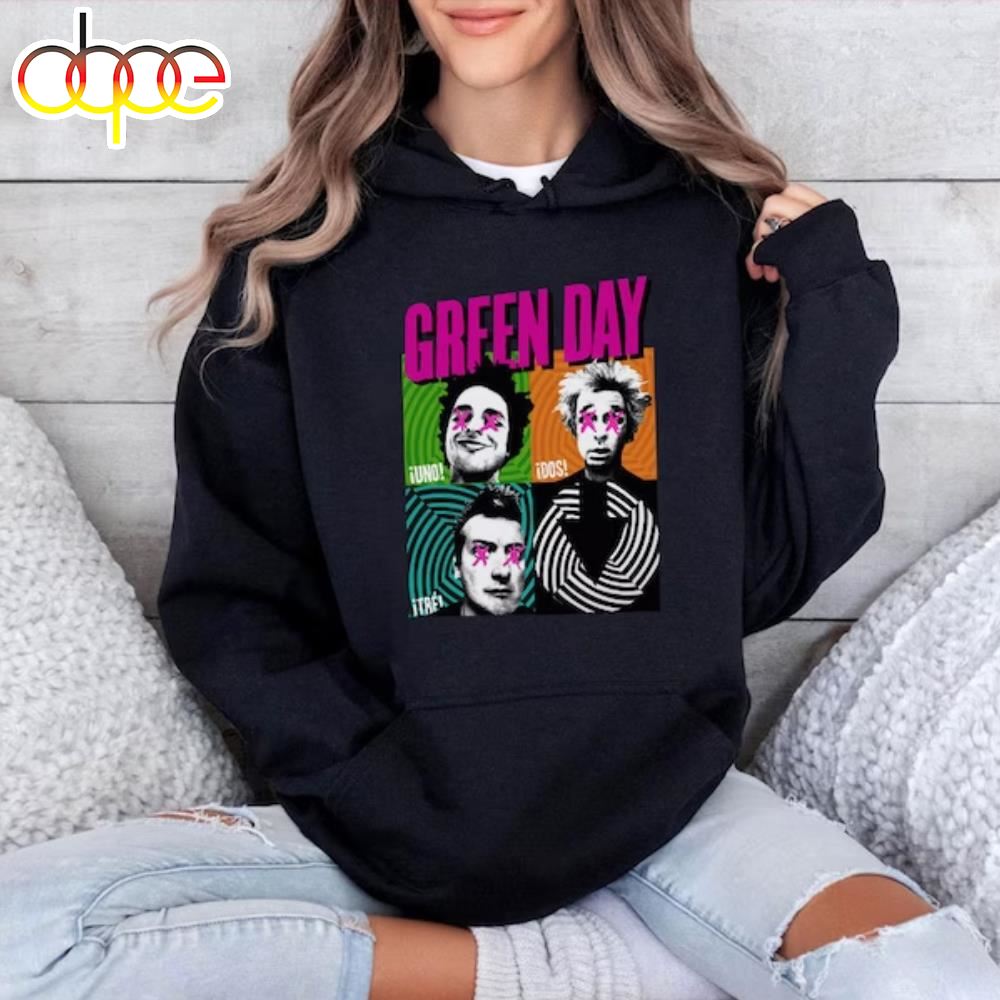 Vintage Green Day Uno Dos Tre Sweatshirt