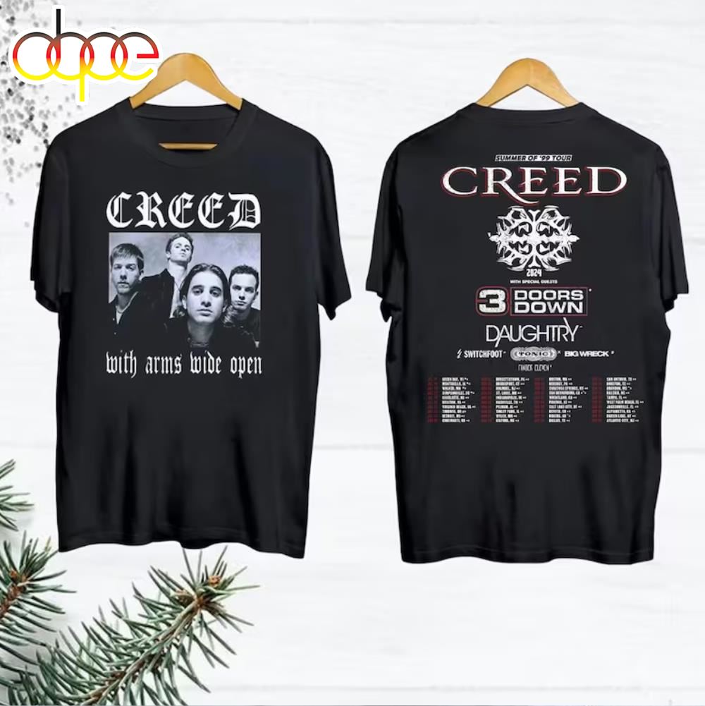 2024 Creed Band Tour Vintage T Shirt