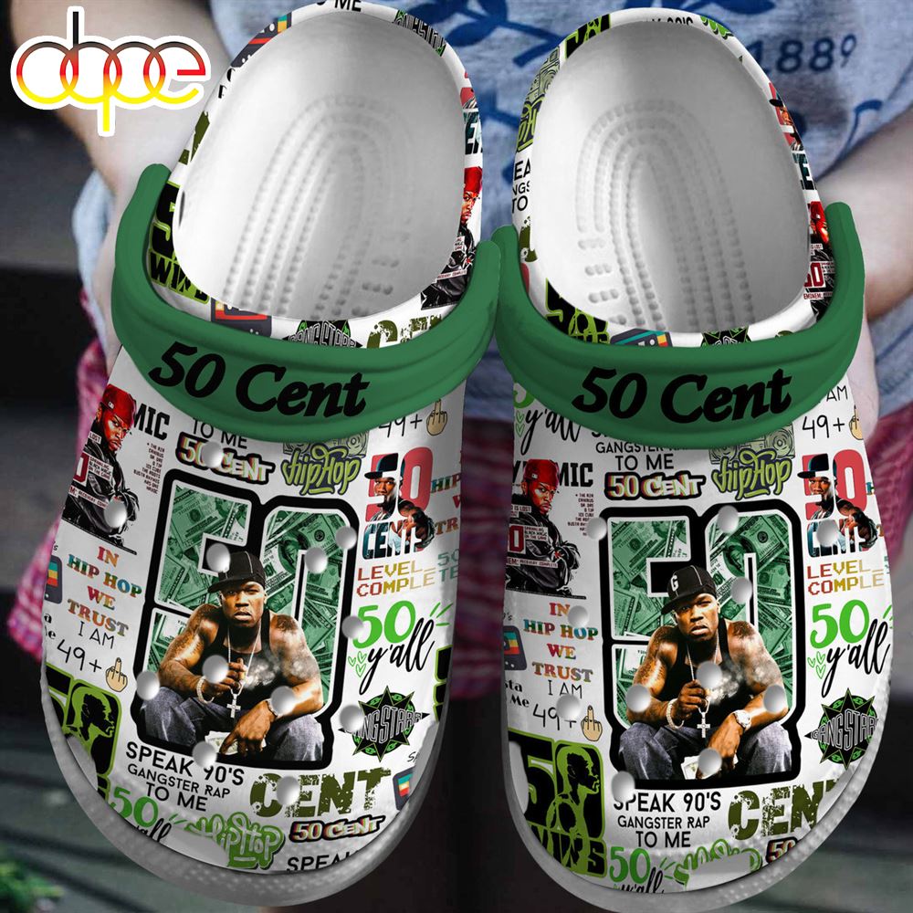 50 Cent Music Clogs Shoes Comfortable For Men Women And Kids