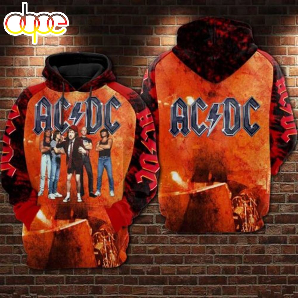 Acdc Tour 2024 Special Style Pullover Hoodie