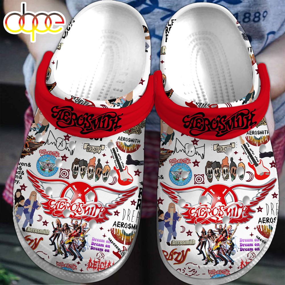 Aerosmith Music Clogs Shoes Comfortable For Men Women And Kids