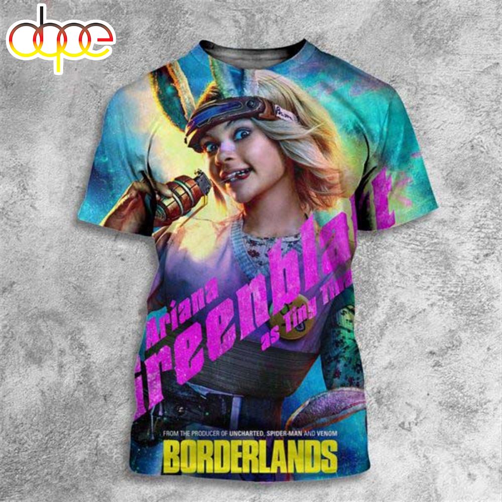 Ariana Greenblatt As Tiny Tina In Borderlands 2024 Official Poster All Over  Print Shirt – Musicdope80s.com