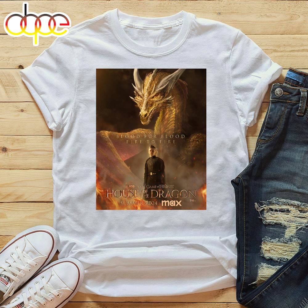 Blood For Blood House Of The Dragon 2024 Poster Unisex Tshirt