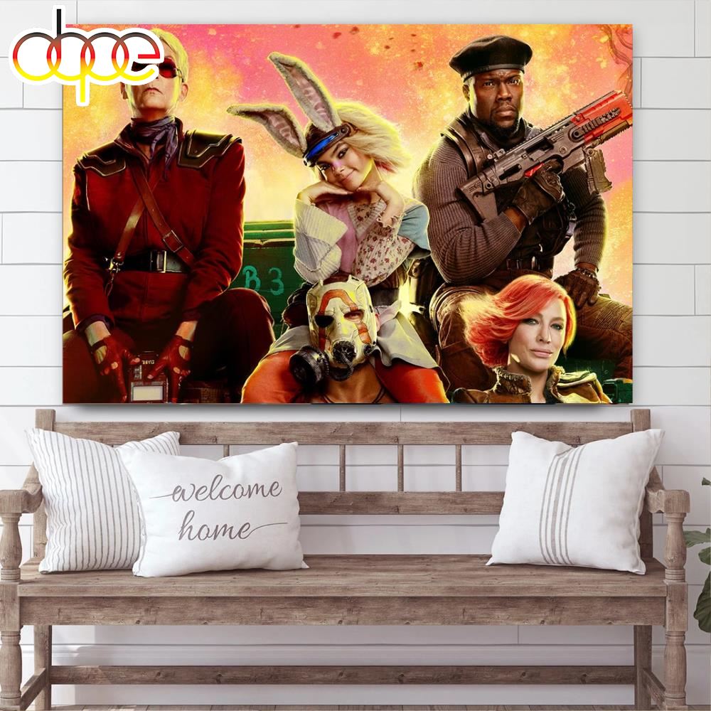 Borderlands Movie 2024 Character Posters Canvas