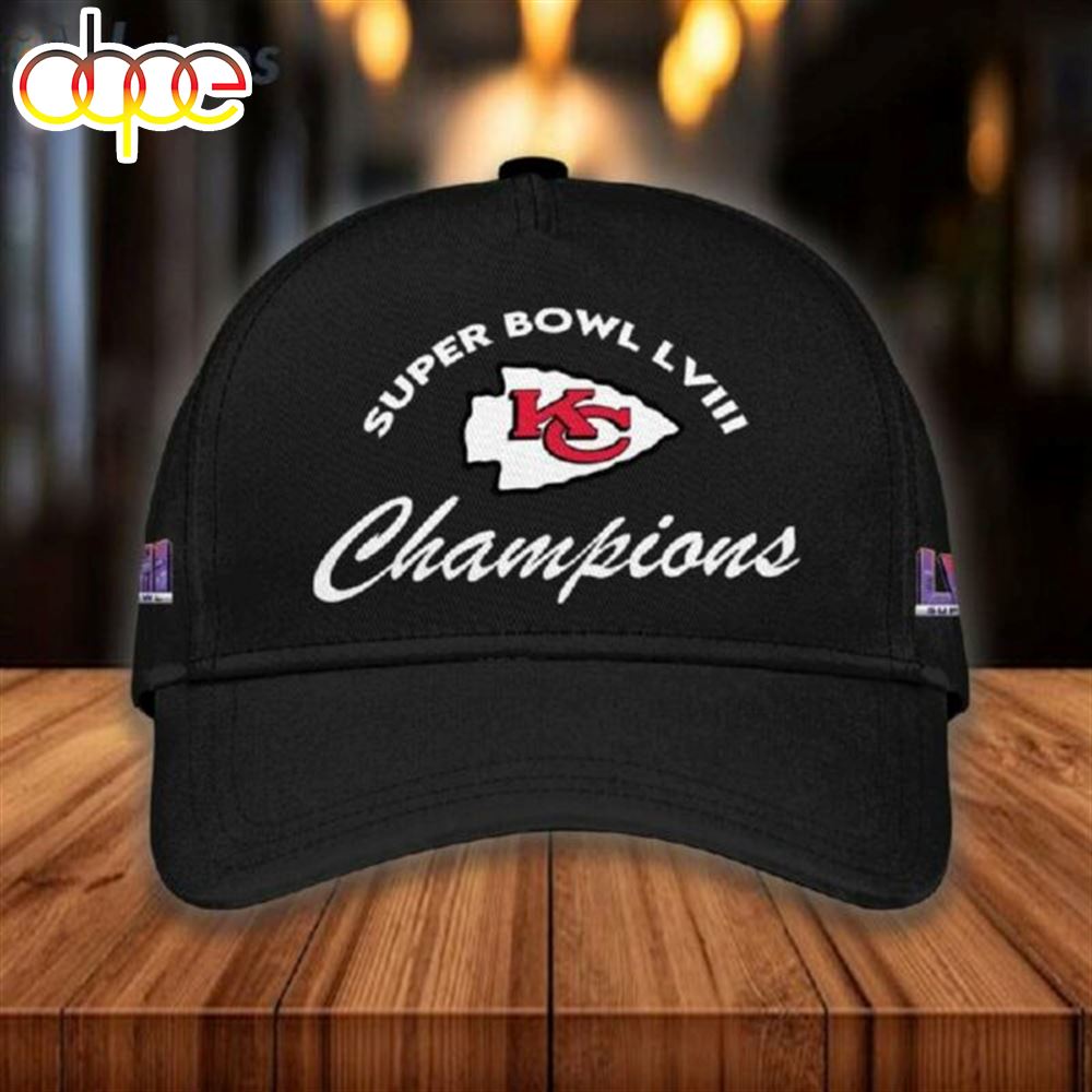 Chiefs Super Bowl Lviii Champions 3d Cap 2024
