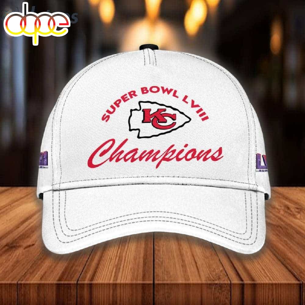 Chiefs Super Bowl Lviii Champions Hoodie Joggers Cap 2024