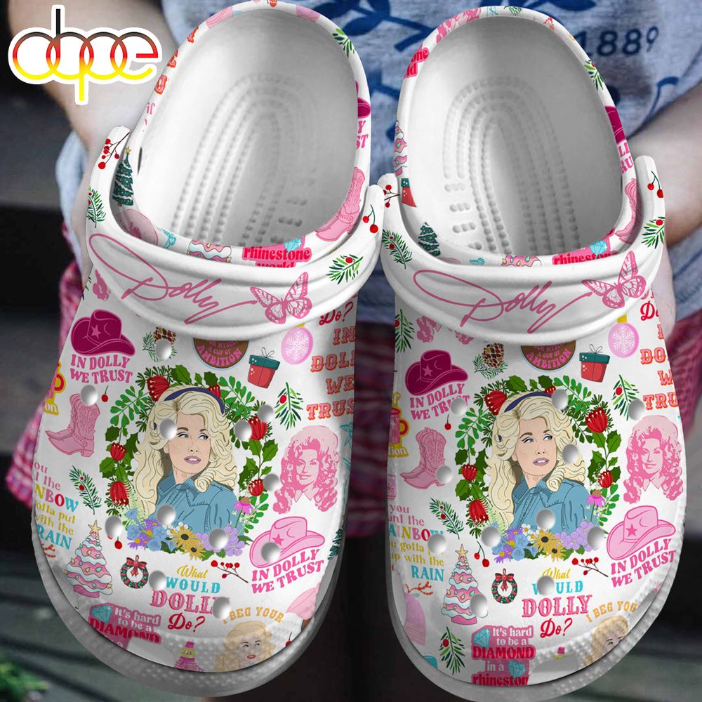Dolly Parton Music Clogs Shoes Comfortable For Men Women And Kids