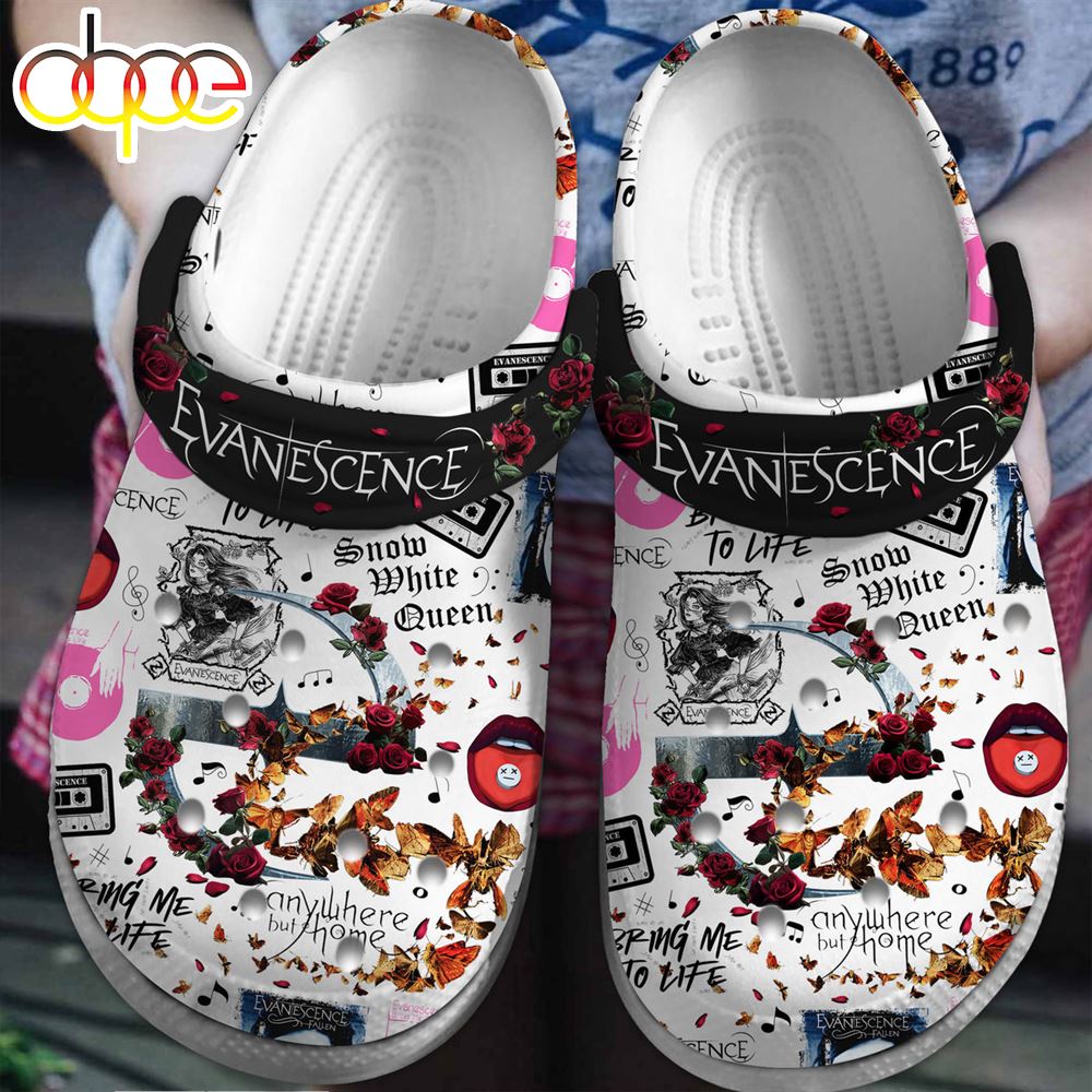 Evanescence Music Clogs Shoes Comfortable For Men Women And Kids