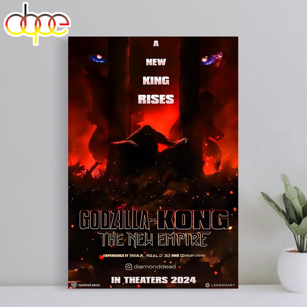 Godzilla X Kong The New Empire 2024 Movie Poster