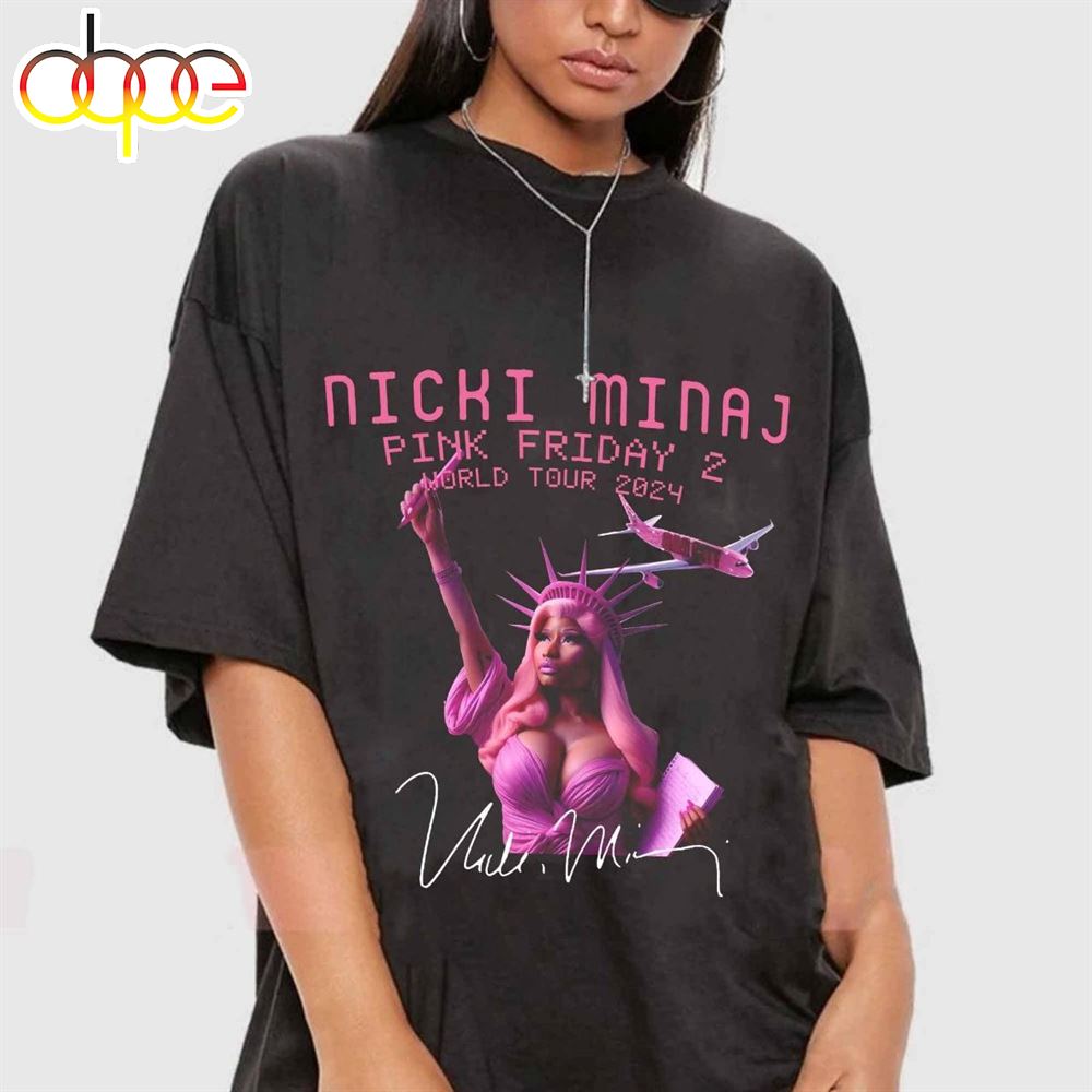 Hot Nicki Minaj Tour 2024 Nicki Minaj Rapper 90s Unisex T Shirt