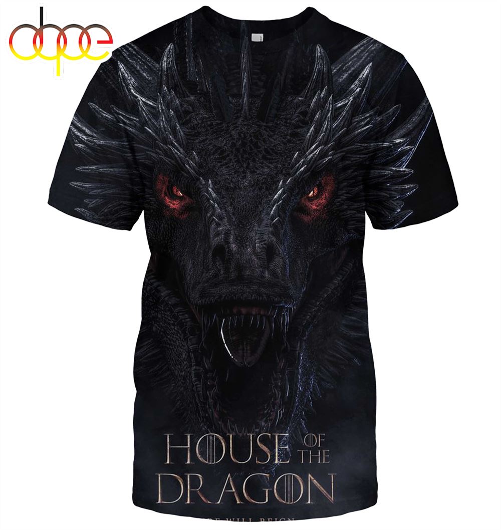 House Of The Dragon 2024 Fire Will Reign All Over Print Shirt All Over Print Shirt