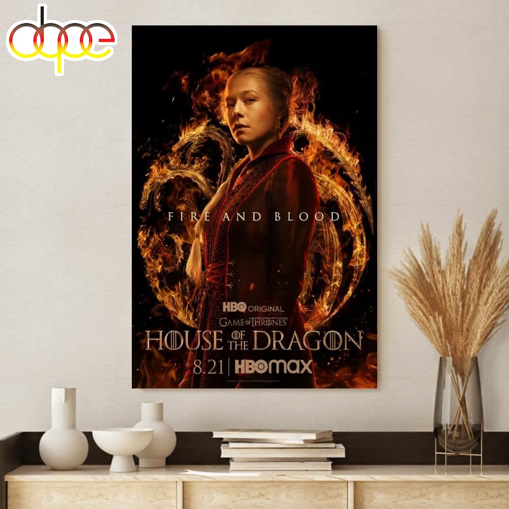 House Of The Dragon Character Posters Canvas