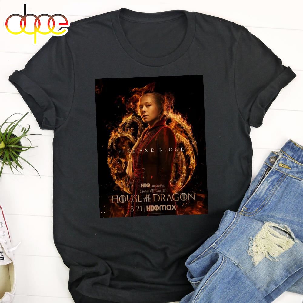 House Of The Dragon Character Posters Tshirt