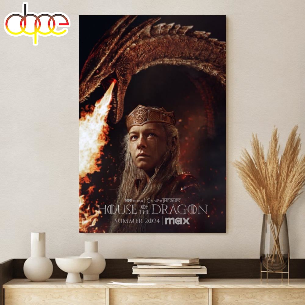 House Of The Dragon News Summer 2024 Canvas Poster