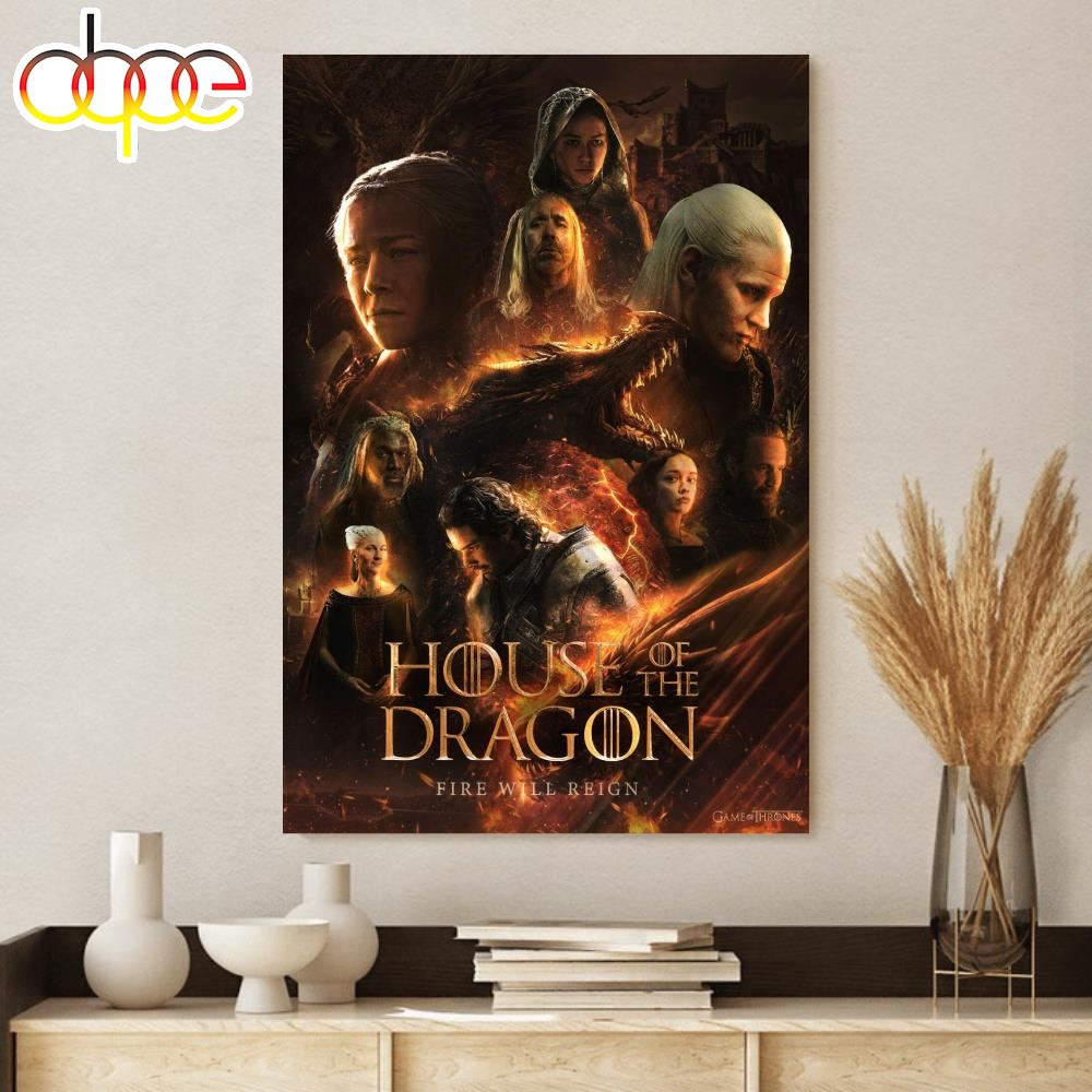 House Of The Dragon Poster Canvas