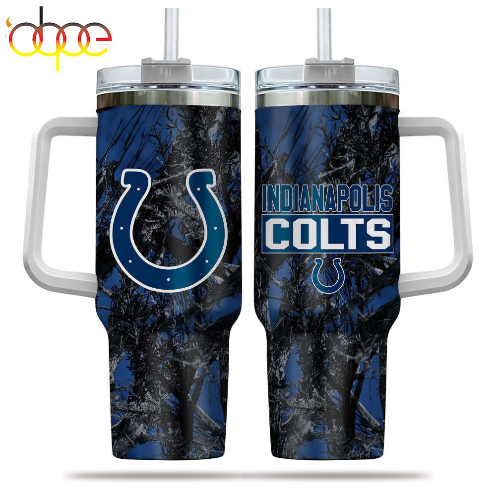 Indianapolis Colts NFL Hunting Personalized Stanley Tumbler 40oz
