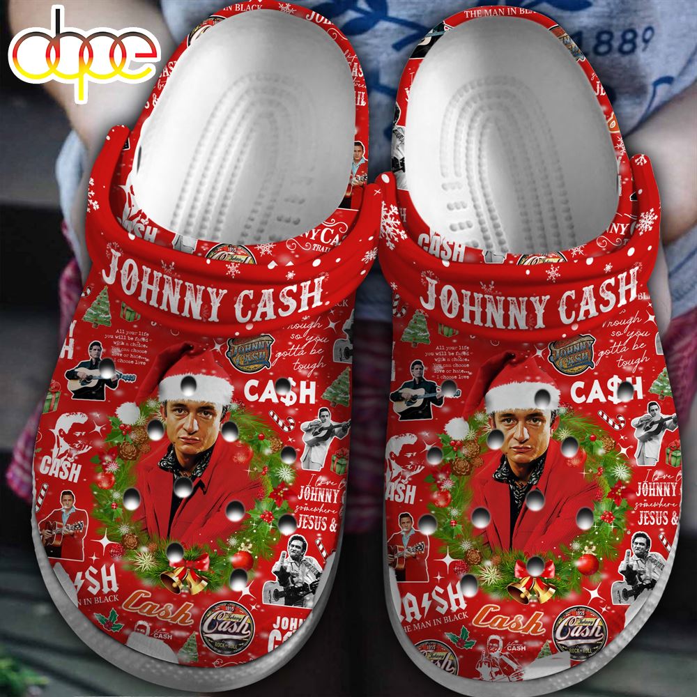 Johnny Cash Music Clogs Shoes Comfortable For Men Women And Kids