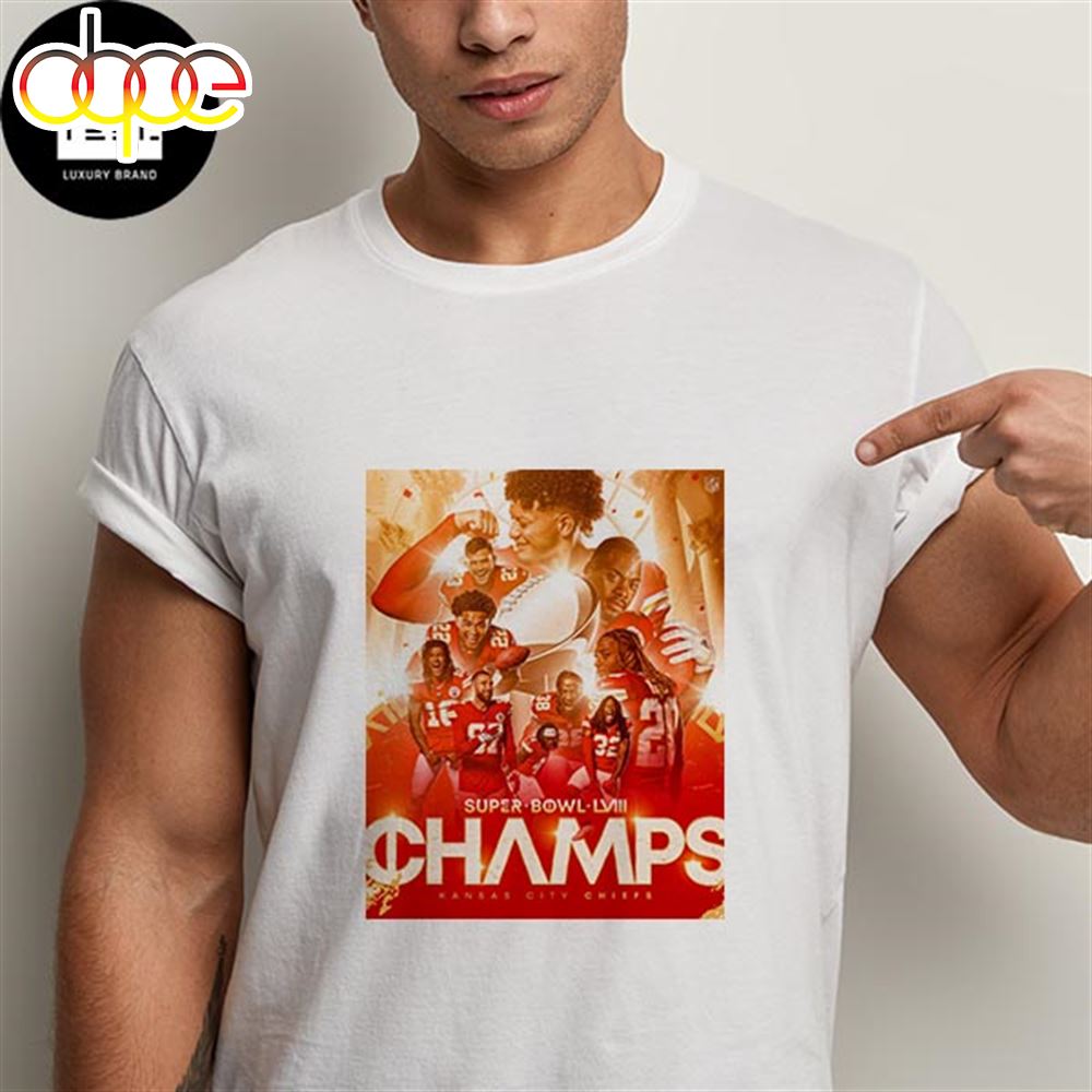 Kansas City Chiefs Super Bowl Champions Lviii 2024 Fan Gifts Classic T Shirt