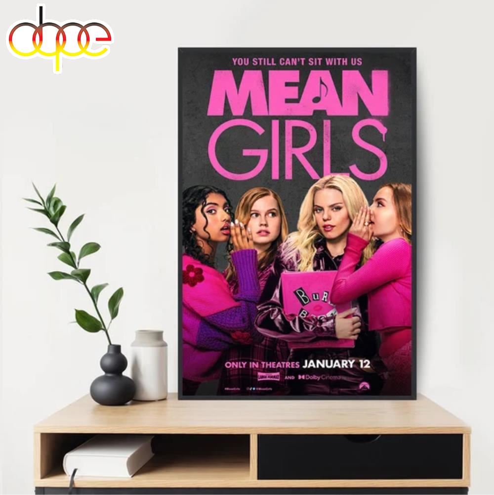 Mean Girls 2024 Movie Poster Art Movie Wall Room Decor Canvas Poster