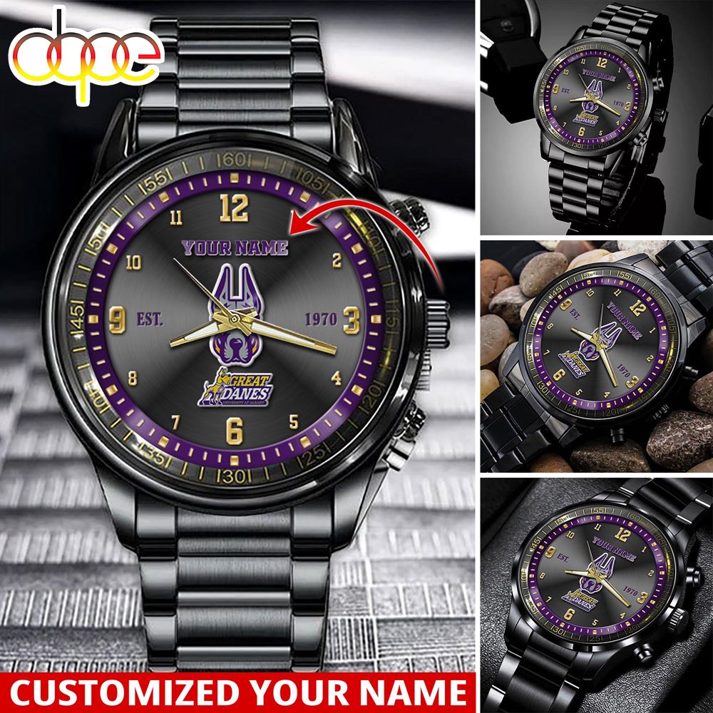 NCAA Albany Great Danes Sport Watch For This Season Custom Watch For Football Lovers