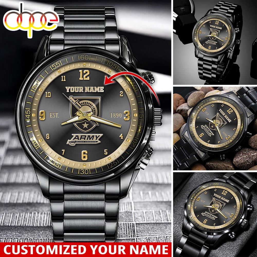 NCAA Army Black Knights Sport Watch For This Season Custom Watch For Football Lovers