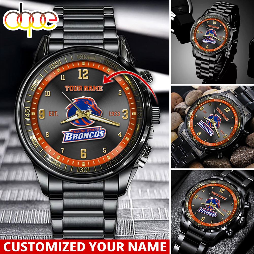 NCAA Boise State Broncos Sport Watch For This Season Custom Watch For Football Lovers